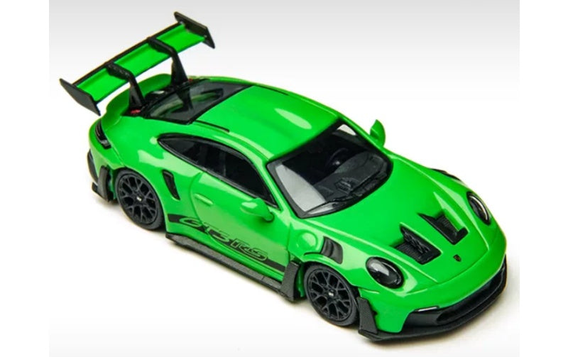 1:64 PORSCHE 911 992 GT3 RS  Green TimeMicro   DIECAST Model