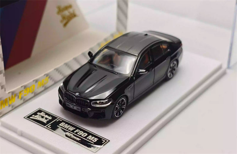 1:64 BMW M5 F90 black Howie Model DIECAST Civil Car Model