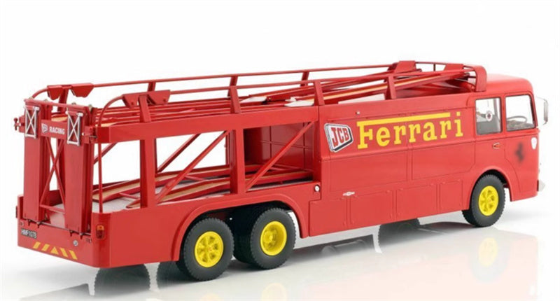 NOREV Fiat Bartoletti 306/2 Ferrari JCB racing transport vehicle 1:18 DIECAST Truck Lorry