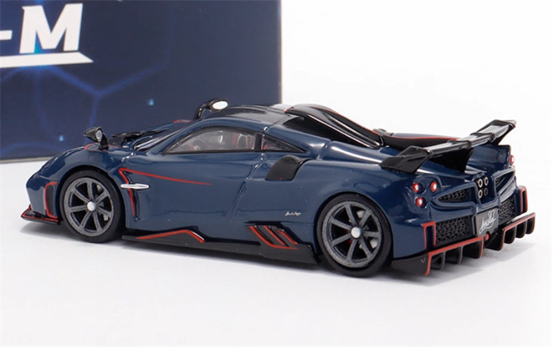 XF MODEL Pagani Imola supercar dark blue 1:64 Car Pre-built Model view2