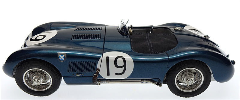 CMC Jaguar C-type Goodwood Member's Meeting 1954 Jimmy #19 Blue Limited Edition 1500PCS ONLY 1:18 Car Pre-built Model view4