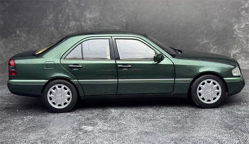 NOREV Mercedes Benz C-CLASS 1993 dark green 1:18 Car Pre-built Model view3