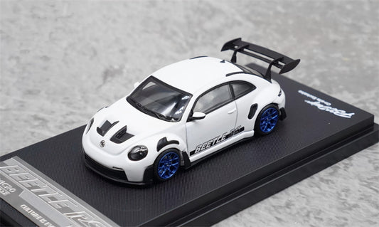 1:64 Porsche 911 992 GT3 white Beetle RS TimeMicro x PSC DESIGN Limited Edition DIECAST Civil Car Model