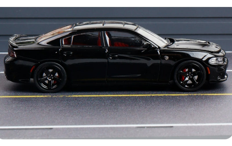 1:64 DODGE Charger SRT  Dark Night Black 7CM MODEL  Limited Edition 599PCS ONLY DIECAST Model