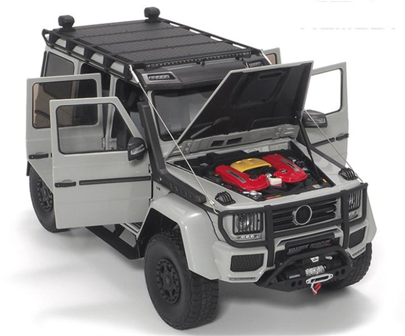 Almost Real Brabus 550 Adventure Mercedes Benz G 500 4×4² Cement grey 1:18 DIECAST car
