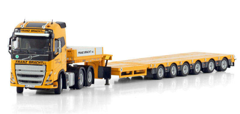 WSI VOLVO FH5 GLOBETROTTER 6X4 SL LOW LOADER - 6 AXLE Franz Bracht KG 1:50 Model