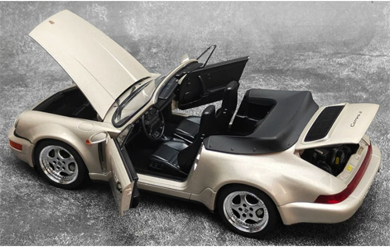 1:18 Porsche 911 Carrera 2 Turbo 1992 Champagne Gold NOREV convertible version DIECAST Model