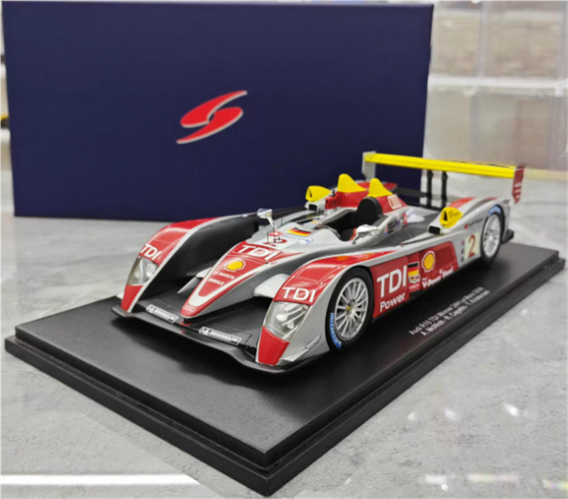 1:18 Audi R10 TDI lmp1 2008 Spark Le Mans Resin Car Model view8