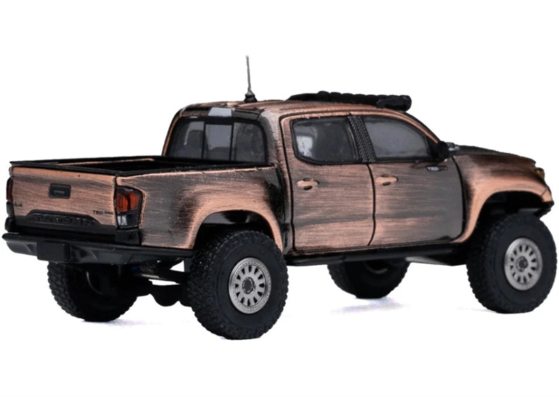 GCD TOYOTA Tacoma TRD PRO Pre-Runner Pickup Bronze Metallic LHD 1:64 Truck Pre-built Model view3