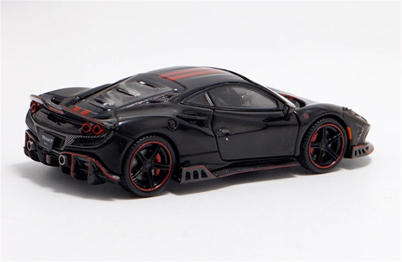 1:64 Ferrari F8 Black D.BoModel&DCM DIECAST Limited Edition 999pcs ONLY Model