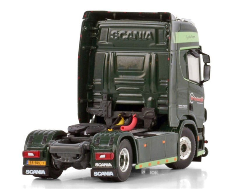 WSI SCANIA R HIGHLINE CR20H 4X2 Sjoerd Jongema transport Vrieswijk 1:50 Truck Pre-built Model