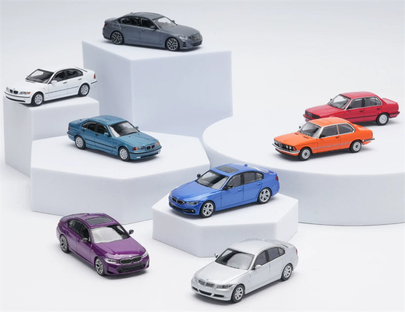 1:64 BMW 3 Series 8-car set Almost Real DIECAST Civil Car Model