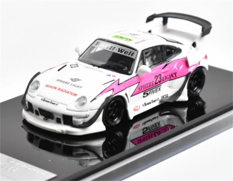 1:64 Porsche 911 RWB 993 Pink Lightning Night SW DIECAST Limited Edition 499pcs ONLY Model