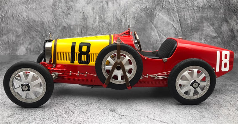 CMC Bugatti Typ 35 GP Nation Colour Project Spanien #18 1924 Limited Edition 2000PCS ONLY 1:18 Car Pre-built Model view3