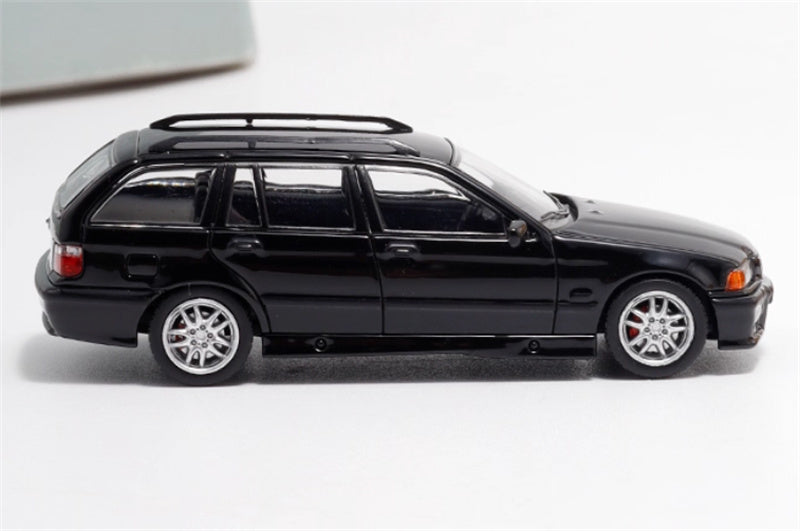 Mortal Third Generation BMW 3 Series E36 Four-Door Touring Black regular version Limited Edition 499PCS ONLY 1:64 Car Pre-built Model view3