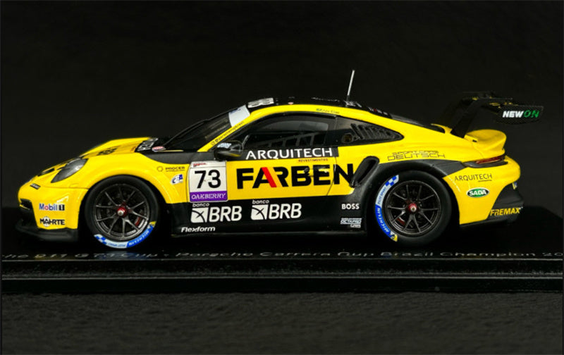 1:43 Spark Porsche 911 GT3 Cup-Porsche Carrera Cup Brazil Champion 2022 #73 view3