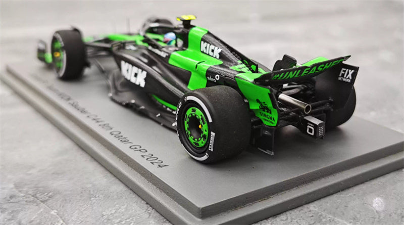 1:43 Stake C44 2024 Spark Qatar GP Resin Car Model view3