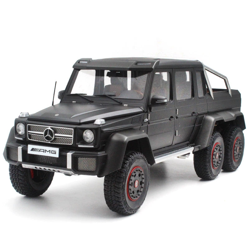AUTOART MERCEDES BENZ G-CLASS G63 AMG 6X6 2013 Matte Black 1/18 car Pre-a Model