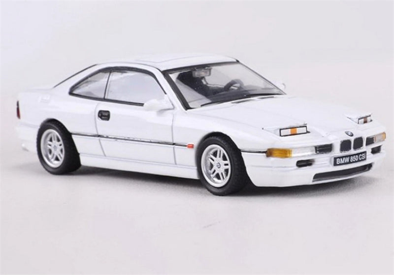 Shadow pro BMW 850 CSI White Filp-Up Light Version 1:64 car Pre-built Model view3