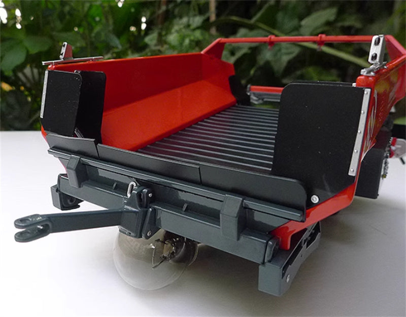 AT COLLECTIONS Dewulf Miedema MH 240 Potato Loading tractor trailer Red 1:32 Truck Accessories Pre-built Model