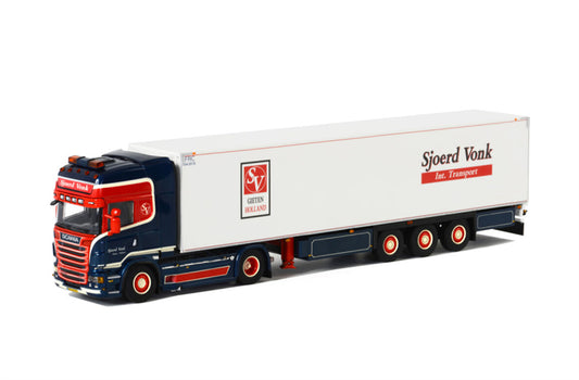 WSI Scania R(5) Topline 4x2 refrigerated trailer (3 axle rigid) Sjoerd Vonk 1:50 Truck Pre-built Model