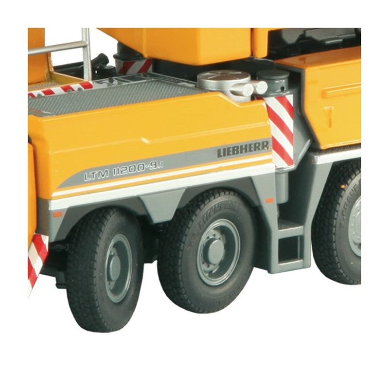 NZG Liebherr LTM 11200-9.1 Mobile Crane Yellow 1/50 DIECAST Crane Truck