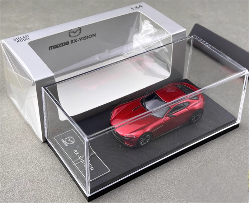 Rhino Model MAZDA RX-VISION Concept Soul red Limited Edition 799PCS ONLY 1:64 Car Pre-built Model view8