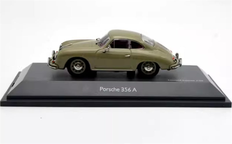 Schuco Porsche 356A Coupe olive drab Hard top Limited Edition 750PCS ONLY 1:43 Car Pre-built Model view3