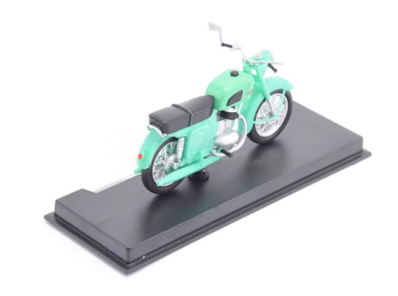 Modimio Soviet motorcycle Kovrovets-175V Green motorcycle Pre-built Airliner Model Display view4