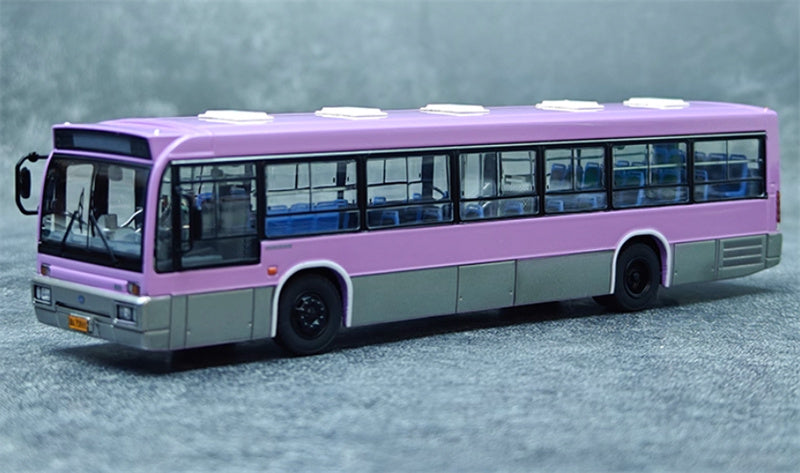 AUTO-GLIMPSE Huanghai DD6121HS City Bus Non air-conditioned version Purple 1:64 Bus Pre-built Model view1