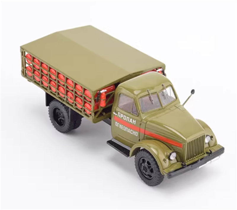 StartScaleModels Soviet GTK-32 (51) GAZ LPG Tanks Delivery Truck 1:43 Truck Pre-built Airliner Model Display view5