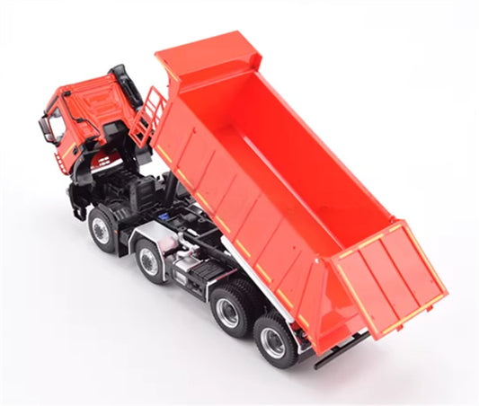 Modimio Russia Kamaz 65951 5th generation K5 dump truck Red 1:43 Truck Pre-built Airliner Model Display view2