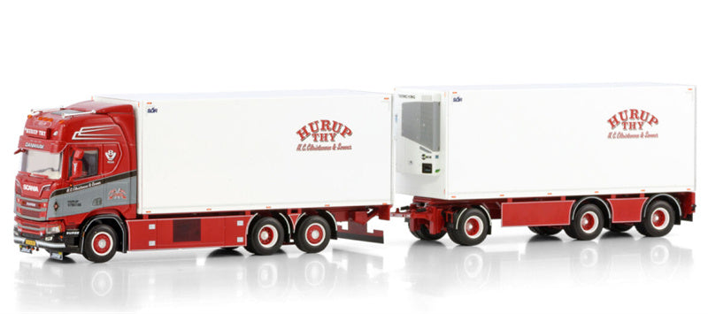 1:50 WSI SCANIA R CR20H 6X2 REEFER TRAILER - 3 AXLE Hurup Thy