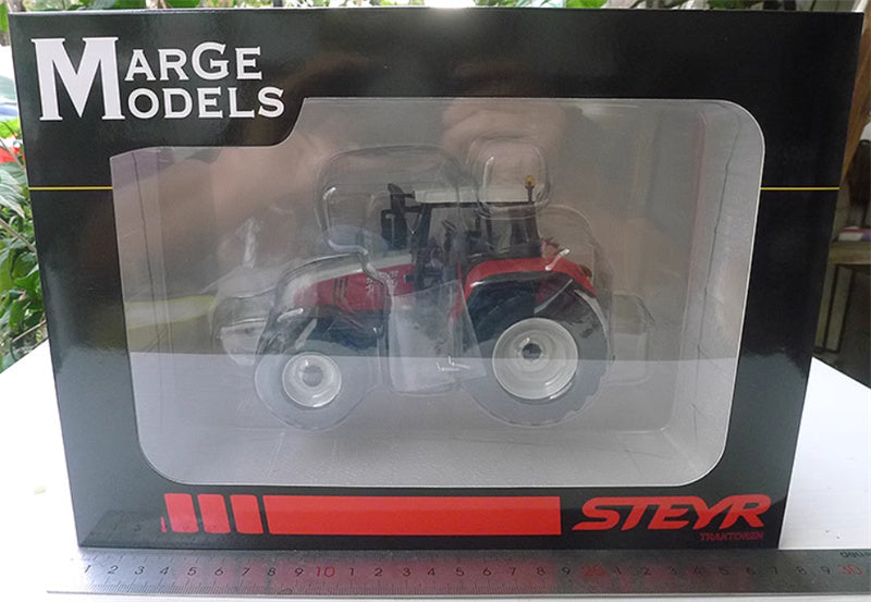 Marge Models Steyr tractor 9145 Red 1:32 Truck Pre-built Model