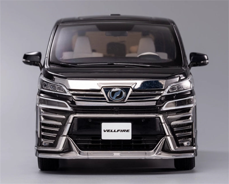 KengFai Toyota Vellfire MPV Business Vehicle Black left hand drive 1:18 Car Pre-built Model view8