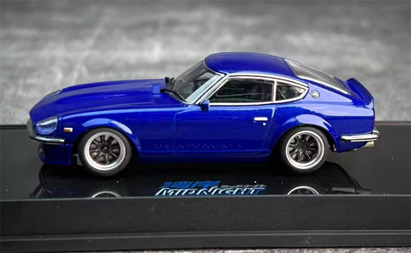 1:64 AUTOART Nissan Fairlady Z (S30) Wangan Midnight Akuma COMIC 4 VERSION blue view3