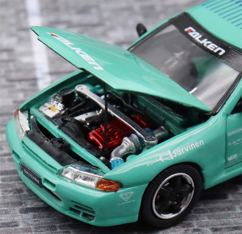 TIMEMICRO Nissan GTR R32 Z-Tune SKYLINE Limited Edition 999PCS ONLY 1:64 Car Pre-built Model view8