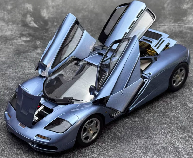LCD-MODELS McLaren Racing XP5 Supercar baby blue 1:18 Car Pre-built Model view9