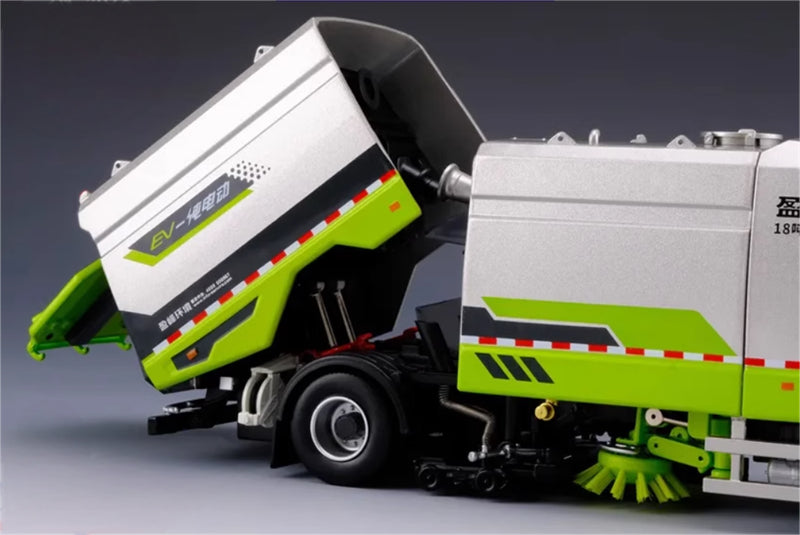 INE ENVIRO New energy 18 ton washing and sweeping vehicle Sand ash 1:35 Truck Pre-built Model