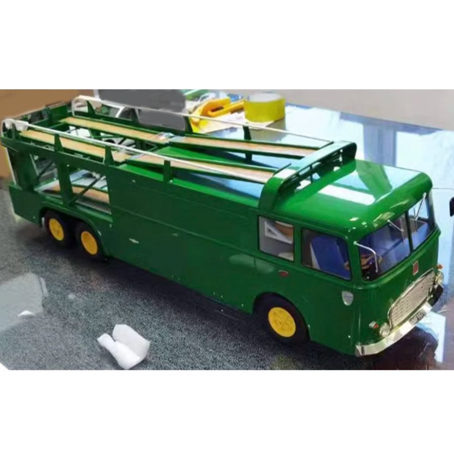 Norev Bartoletti 306/2 David Racing 1970 Transporter Green 1:18 DIECAST Truck Lorry
