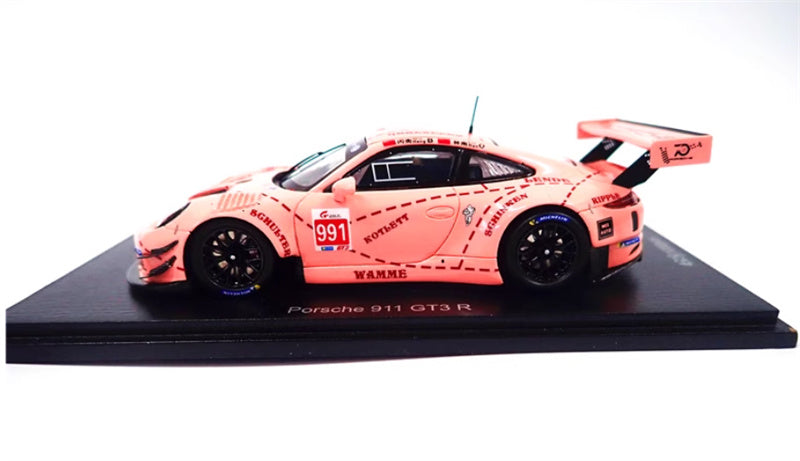 Spark Porsche 911 GT3R Limited Edition 1000PCS ONLY 1:43 Car Pre-built Model view3