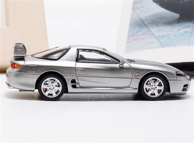 GAGHI MODELS Mitsubishi 3000GT GTO 1998 Silver 1:64 Car Pre-built Model