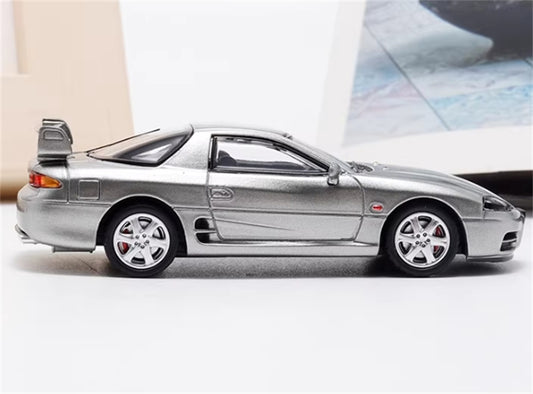 GAGHI MODELS Mitsubishi 3000GT GTO 1998 Silver 1:64 Car Pre-built Model
