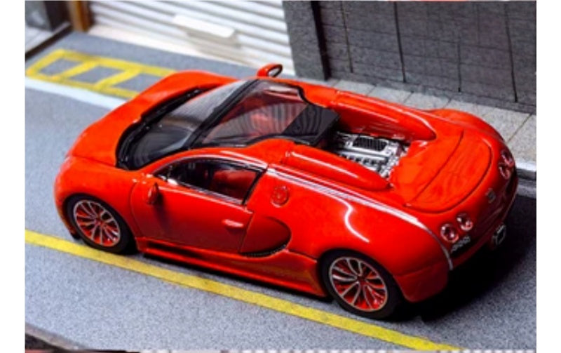 1:64 Bugatti Veyron  Red Mortal Model  Limited Edition 799PCS ONLY DIECAST Model
