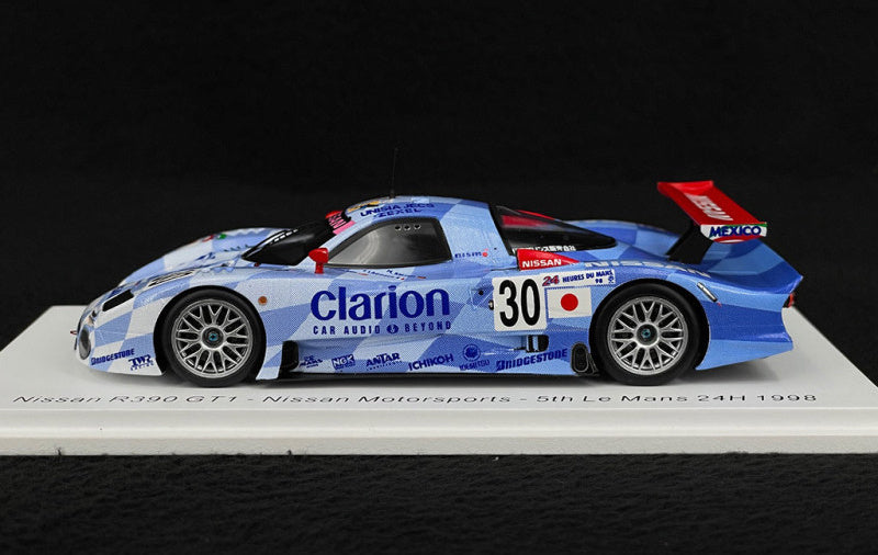 Spark Nissan R390 GT1 Nissan Motorsports - 5th Le Mans 24H 1998 1:43 Car Pre-built Model view3