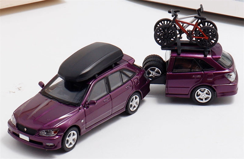 Mortal TOYOTA ALTEZZA GITA IS200 Exhibition HEC Limited Purple - Set Limited Edition 1:64 Car Pre-built Model view3