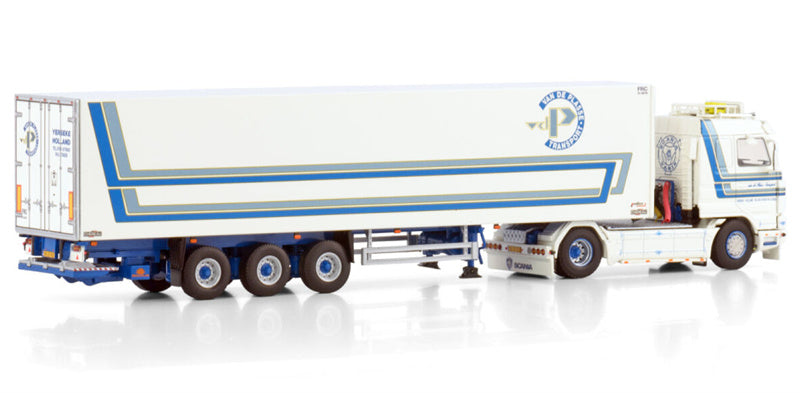 WSI SCANIA 3 SERIES STREAMLINE 4X2 REEFER TRAILER - 3 AXLE Van de Plasse 1:50 Model