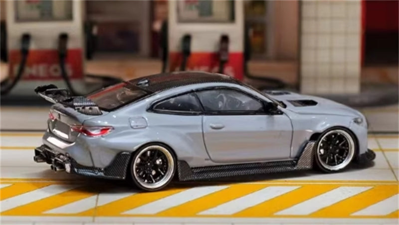 1:64 BMW G82 M4 Adro Body Kit Widebody Brooklyn Grey SW DIECAST Limited Edition 500pcs ONLY Model