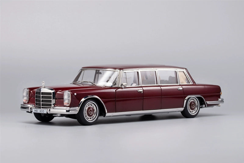 KengFai Mercedes Benz S600 Pullman Classic Car Pearlescent red 1:18 DIECAST CAR