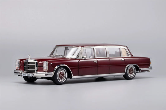 KengFai Mercedes Benz S600 Pullman Classic Car Pearlescent red 1:18 DIECAST CAR